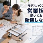 モデルハウス見学で、営業担当に聞いておくと後悔しない質問